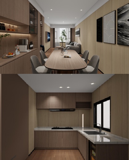 Residential interior application by Home Plus Materials