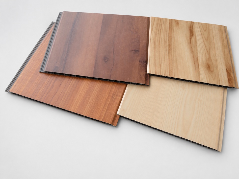 250 x 7.5 mm Laminated PVC ceiling panel finish collection by Home Plus Materials